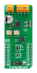MIKROELEKTRONIKA MIKROE-5913 Add-On Board, H-Bridge 15 Click, MikroE MikroBUS Compatible Development Boards