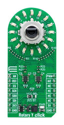 MIKROELEKTRONIKA MIKROE-5920 Add-On Board, Rotary Y Click, MikroE MikroBUS Compatible Development Boards