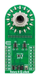 MIKROELEKTRONIKA MIKROE-5974 Add-On Board, Rotary B 2 Click, MikroE MikroBUS Compatible Development Boards