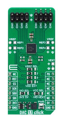 MIKROELEKTRONIKA MIKROE-6059 Add-On Board, DAC 17 Click, MikroE MikroBUS Compatible Development Boards