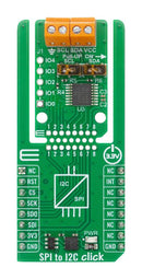 MIKROELEKTRONIKA MIKROE-6789 Add-On Board, SPI to I2C Click, MikroE MikroBUS Compatible Development Boards