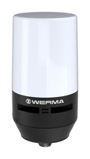 WERMA 240 600 04 Beacon, Steady, Multicolour, 85 dB, 1 Tone, 24 VDC, IP65/IP69K, -20 to 50°C, 111mm H, 55mm Lens