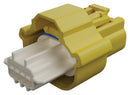 MOLEX 2042200404 Connector Housing, Yellow, Squba 204220 Series, Receptacle, 4 Ways, 1.8 mm