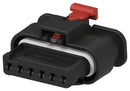 TE CONNECTIVITY 1-2378606-1 Automotive Connector Housing, Sealed, Key Code A, MCON 1.2LL Series, Receptacle, 6 Ways