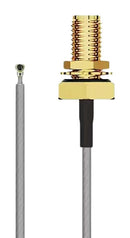 GCT CAB628RF-0200-A-1 RF / Coaxial Cable Assembly, 6GHZ Frequency, 7.9 ", 200 mm, 1.13mm, IPEX MH4L Right Angled Plug