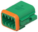 TE CONNECTIVITY - DEUTSCH DT06-08SC Automotive Connector Housing, DT Series, Plug, 8 Ways, AMP DT Series Socket Contacts