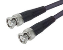 L-COM CC58C-7.5 RF / Coaxial Cable Assembly, 7.5 ft, 2.28 m, RG58C/U, BNC Plug, BNC Plug, 50 ohm