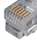 L-COM TDC057-2 Ethernet Cable, RJ12 Plug to RJ12 Plug, Grey, 609.6 mm, 24 "
