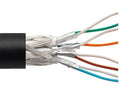 L-COM TRD795ZBLK-5M Ethernet Cable, Cat7, RJ45 Plug to RJ45 Plug, FTP (Foiled Twisted Pair), Black, 5 m, 16.4 ft