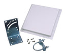 L-COM HG2414P External Antenna, Flat Patch, Horizontal/Vertical, 2.4-2.5GHz, 14dBi Gain, 1.5:1 VSWR