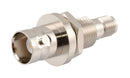 L-COM LCAD30027 RF / Coaxial Adapter, SMA, Jack, BNC, Jack, Straight Bulkhead Adapter, 50 ohm