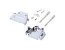 L-COM SDRS15HOT D Sub Backshell, DA, 180°, Metallised Plastic Body
