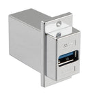 L-COM ECF504-3AB-S USB Adapter, Shielded, USB Type A Receptacle, USB Type B Receptacle, USB 3.0