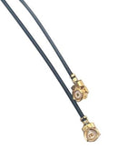 MUELLER ELECTRIC BU-4150085050 RF / Coaxial Cable Assembly, 2 ", 50 mm, 0.81mm, U.FL Right Angle Plug, U.FL Right Angle Plug