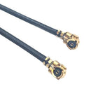MUELLER ELECTRIC BU-4150087150 RF / Coaxial Cable Assembly, 5.9 ", 150 mm, 1.32mm, U.FL Right Angle Plug, U.FL Right Angle Plug