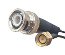 MUELLER ELECTRIC BU-4150199MM500 RF / Coaxial Cable Assembly, 19.7 ", 500 mm, RG174, BNC Plug, SMA Plug, 50 ohm