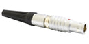Multicomp PRO MCFGG1BC306JS62Z MCFGG1BC306JS62Z Circular Connector MC 1BC Cable Mount Plug 6 Contacts Solder Pin Push-Pull Brass Body