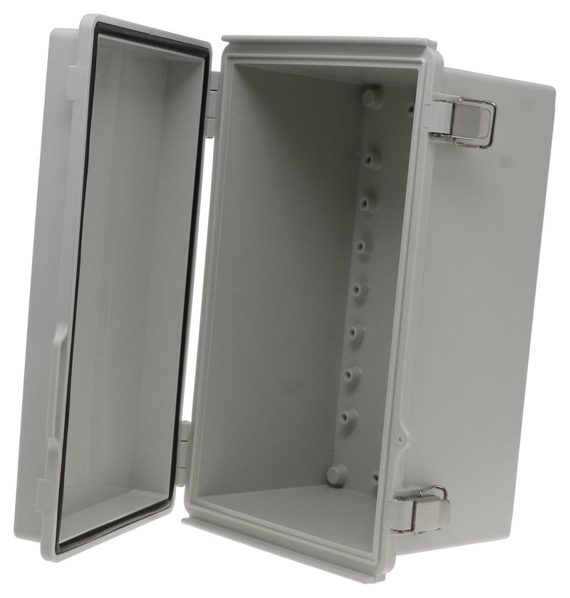 BUD INDUSTRIES PTQ-11041 ENCLOSURE, MULTIPURPOSE, PC/GFR, GRAY