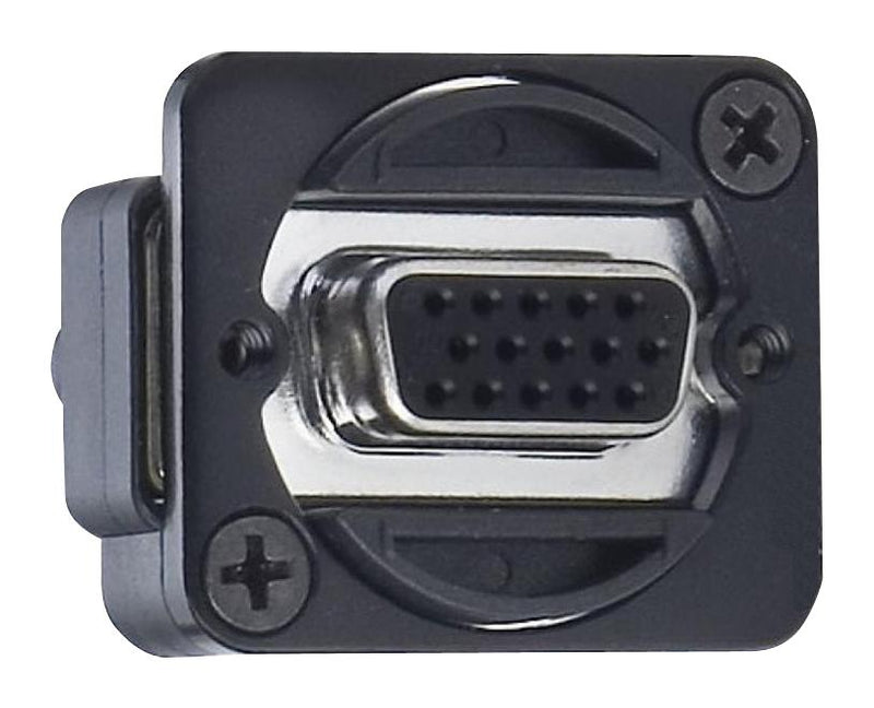SWITCHCRAFT/CONXALL EHHD15FF HD D-SUB ADAPTER, 15POS, RCPT-RCPT