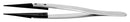 IDEAL-TEK 3CCFR.SA Tweezer, Component Positioning, Straight, Pointed, Stainless Steel, PA66 Tip, 115 mm 7640144712884
