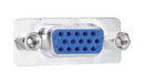 L-COM SDH15S D Sub Connector, High Density, Receptacle, SDH_S Series, 15 Contacts, DE, Solder Cup