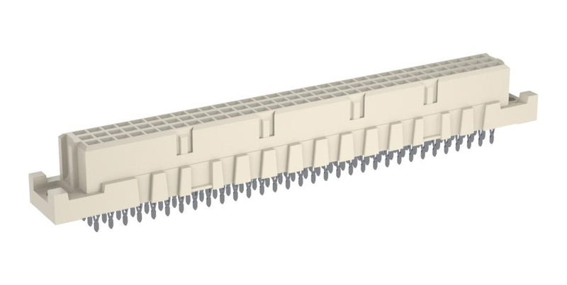 ERNI - TE CONNECTIVITY 204752-E DIN 41612 Connector, 96 Contacts, Receptacle, 2.54 mm, 3 Row, a + b + c