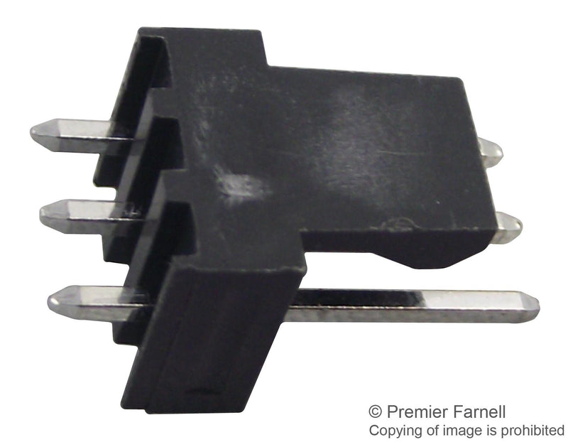 MOLEX 171856-0003 Pin Header, Wire-to-Board, 2.54 mm, 1 Rows, 3 Contacts, Through Hole Straight, KK 254 171856