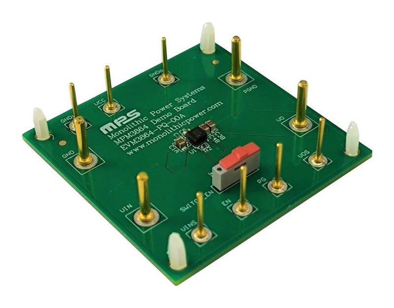 MONOLITHIC POWER SYSTEMS (MPS) EVM3864-PQ-00A Evaluation Board, MPM3864GPQ, Step Down Power Module, Power Management