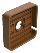 AMPHENOL SINE/TUCHEL AWB-60PD WEDGE LOCK, RCPT CONN, KEYED D, BROWN