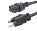 L-COM N520P-C19-20-15F POWER CORD, NEMA 5-20P - C19, 15