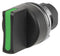 EAO 46-2819.1EX0.008 Switch Actuator, 3 Position, 29mm, Black, EAO 46 Series 22.3mm Non Illuminated Selector Switches