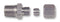 LABFACILITY FC-158 Compression Gland, 1/4" BSPT Tapered Thread,  Stainless Steel, 3 mm Probes FC-158-D