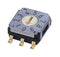 NIDEC COMPONENTS SA-7030TB Rotary Coded Switch, SA-7000 Series, Surface Mount, 10 Position, 5 VDC, BCD Complement, 100 mA