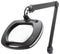 IDEAL-TEK LE-HDWWE5D.IT Magnifying LED Lamp, Inspection, ESD, HD Camera, 5-Dioptre, Schuko, 230 VAC, 190 mm L x 158 mm W