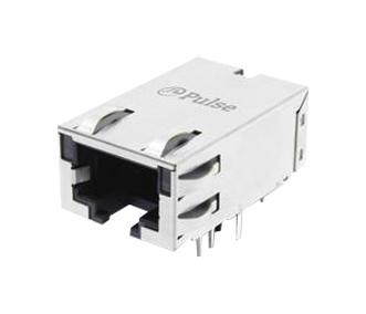 PULSE ELECTRONICS JXT4-2008CHL Modular Connector, RJ45 Jack, 1 x 1 (Port), 8P8C, Through Hole Mount