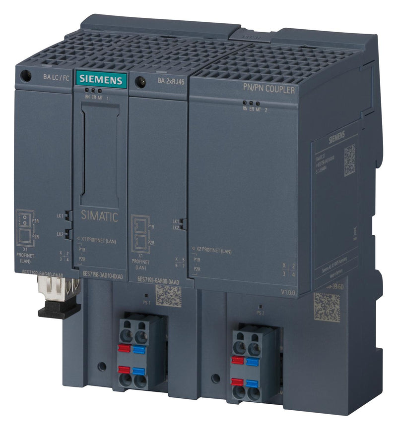 SIEMENS 6ES7158-3AD10-0XA0. PN/ PN Coupler, 0.36 A, 24 VDC, SIMATIC Series