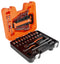 BAHCO S410 Spanner and Socket Set, 1/4" & 1/2" Square Drive, Metric Hex Profile and Comb Spanner Set, 41 Pcs