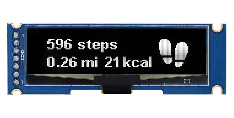 MIDAS DISPLAYS MDOB128032IV-WS Graphic OLED, 128 x 32 Pixels, White, 3V, SPI, 59mm x 18.86mm, -40 &deg;C