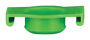 FISNAR 8001036 Syringe Barrel End Cap, 10cc, Green, QuantX Series, 20 Pack