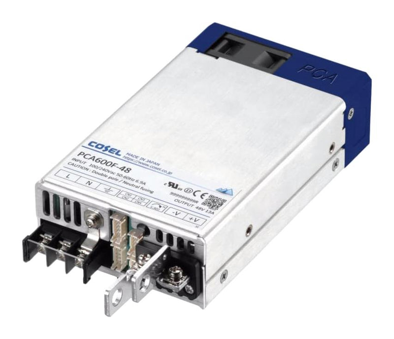 COSEL PCA600F-32 AC/DC Enclosed Power Supply (PSU), ITE & Medical, 1 Outputs, 640 W, 32 V, 20 A