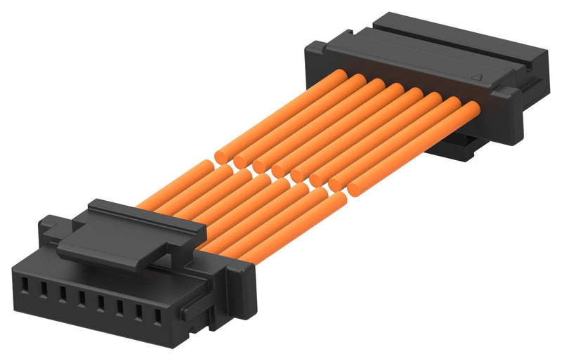 TE CONNECTIVITY 2405415-1 Cable Assembly, CN1 Connector to CN2 Connector, 8 Ways, 1 mm, 1 Row, 300 mm, 11.8 "