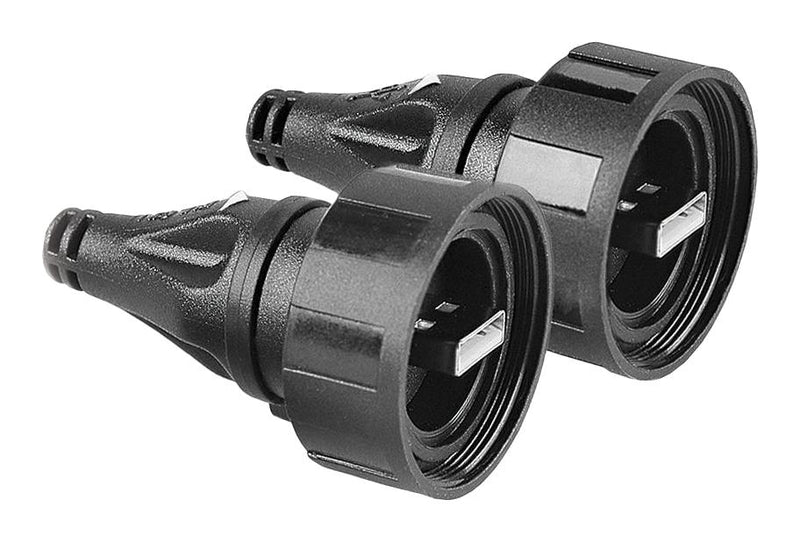 BULGIN LIMITED PX0841/AA/5M00 USB Cable, Sealed Type A Plug to Sealed Type A Plug, 5 m, 16.4 ft, USB 2.0, Black