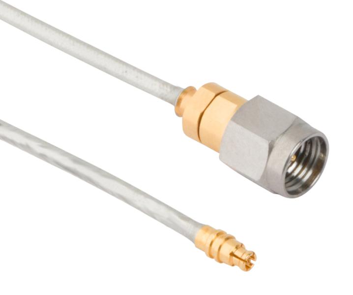 AMPHENOL RF 095-725-134M025 CABLE ASSY, 2.92MM PLUG-SMPM PLUG, 9.84"