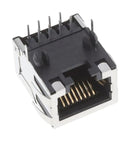 MOLEX 43202-8827 Modular Connector, RJ45 Jack, 1 x 1 (Port), 8P8C, Cat3, Through Hole Mount