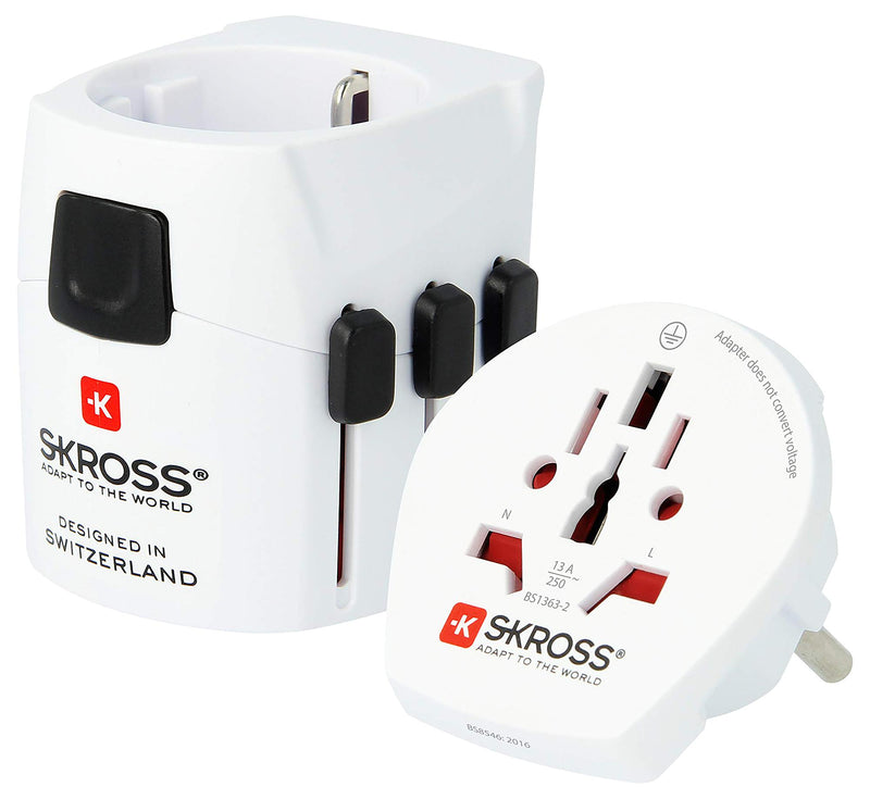 Skross 1.103165 1.103165 Travel Adapter PRO Light World 6.3A New