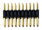 SAMTEC TS-108-T-A Pin Header, Board-to-Board, 2.54 mm, 1 Rows, 8 Contacts, Through Hole, TS