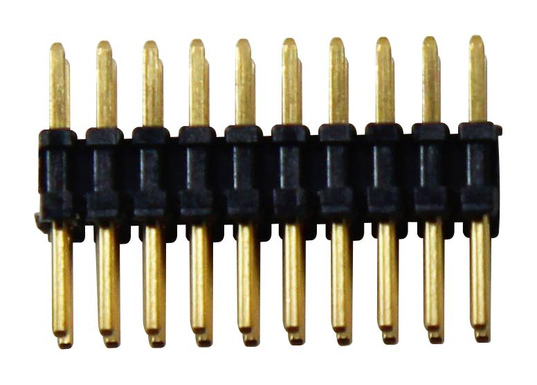 SAMTEC TS-108-T-A Pin Header, Board-to-Board, 2.54 mm, 1 Rows, 8 Contacts, Through Hole, TS