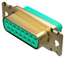 POSITRONIC RD15S00000/AA D Sub Connector Housing, 15 Ways, D Sub, DA, RD Series, Receptacle, Zinc Body