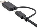 STARTECH USBCCADP USB Cable, Type C Plug to Type C Plug, 1 m, 3.3 ft, USB 3.2, Black