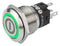 EAO 82-5151.1134.B001 Vandal Resistant Switch, 82, 19 mm, SPDT, Momentary, Flush, Natural